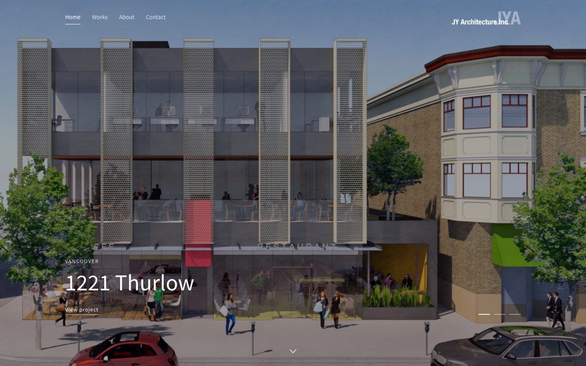 JY Architecture website